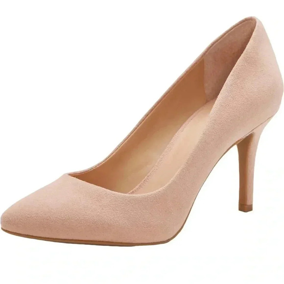 INC Womens Zitah 21 Microsuede Pointed Toe Dress Heels Sz 12M NWB - Picture 1 of 3
